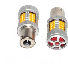 3 Tıkla Platinum FX4086 Serisi Turbo Fanlı Şaşı Tırnaklı 40 Led Turuncu Sinyal Ampülü Süper Parlak İki Adet