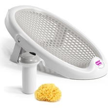 Okbaby Jelly Bebek Banyo Seti 3 Parça Açık Gri