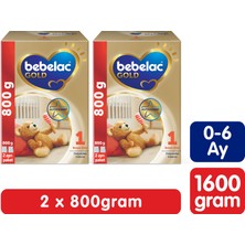 Bebelac Gold 1 Devam Sütü 0-6 Ay 800 Gr X 2 Adet 1600 Gr