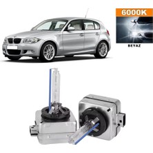 3 Tıkla Bmw 1 Serisi E87 2003-2012 Xenon D1S / D1R 6000K Beyaz Hıd Xenon Ampul 2 Adet