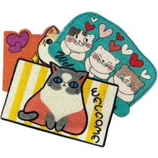 Eco Lounge Sevimli Hayvan Tasarımlı Kapı Paspası