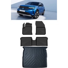 Sahler Opel Frontera 2025 ve Sonrası Elektrikli 4.5d Paspas 3D Rizline Üst Bagaj Havuzu