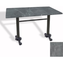 Dockers Çipa Döküm Ayak Masa 80X140 cm - (Werzalit, Wermodin ve Allzalit Tabla) - Light Temperado