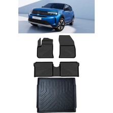 Sahler Opel Frontera 2025 ve Sonrası Elektrikli 4.5D Paspas 3D Rizline ALT Bagaj HavuzU