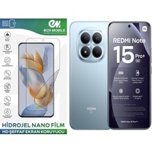 ECR MOBILE Redmi Note 15 Pro Plus ile Uyumlu Hidrojel Nano Film Hd Şeffaf Ekran Koruyucu(Tempered Cam Değildir!)