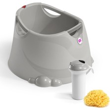 Okbaby Opla Bebek Banyo Seti 3 Parça Açık Gri