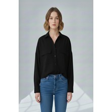 Black Project Cepli Oversize Gömlek