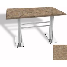 Dockers Tokyo Masa Kromnikel (Werzalit, Allzalit Yada Wermodin Tabla 70X120) - Edgy Wood