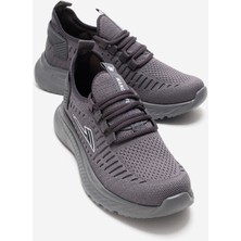 Ccway Erkek Triko Spor  Ayakkabı Füme Beyaz