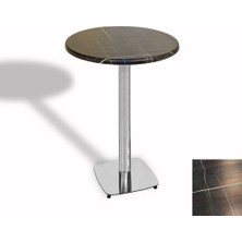 Dockers Bistro Masa Tokyo Kromnikel - (Werzalit, Wermodin ve Allzalit Tabla 70 cm Çap) - Palazzo