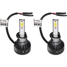 3 Tıkla MaxPower Renault Clio IV H1 Uzun Beyaz Led Xenon 8000 Lümen