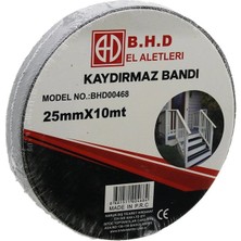 Go İthalat 25MM x 10MT Kaydırmaz Siyah Bant (5468)