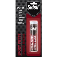Go İthalat Selsil Epoxy Putty - Epoksi Macun Isıya Dayanıklı Yapıştırcı 57GR Ahşap - Metal - Cam - Seramik (5468)