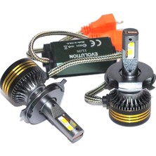 3 Tıkla Evolution Peugeot 206 2001-2009 H4 Far Beyaz LED Xenon 22000 Lümen