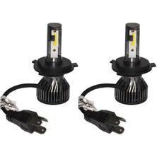 3 Tıkla MaxPower Chevrolet Lacetti HB H4 Far Beyaz Led Xenon 8000 Lümen