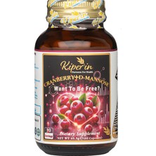 Kiperin Cranberry, D-mannoz, C Vitamin - Idrar Yolu Sağlığı (60Kapsül & 1400mg)