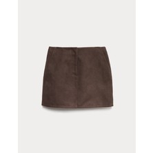 Marks & Spencer Süet Mini Etek