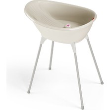 Okbaby Bella Bebek Banyo Seti Dijital Termometreli Çift Yönlü Bebek Küveti & Bebek Küvet Taşıyıcı K. Beyaz