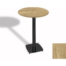 Dockers Bistro Masa Tokyo Esb - (Werzalit, Wermodin ve Allzalit Tabla 60 cm Çap) - Avalon Pine