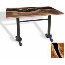 Dockers Çipa Döküm Ayak Masa 80X140 cm - (Werzalit, Wermodin ve Allzalit Tabla) - Epoxy