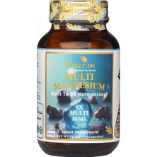 Kiperin 5x Çoklu Magnezyum (Taurat, Bisglisinat, Malat, Sitrat, L-Treonat) 60 Kapsül | Akıllı Gıda Takviyesi