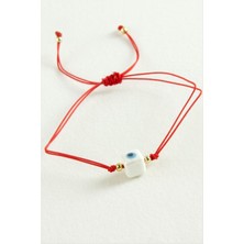 SiHako Cam Boncuk Makrome Ip Bileklik