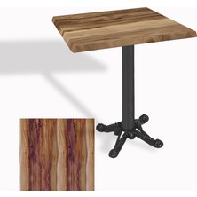Dockers Çipa Döküm Ayak Kare Masa 80X80 cm - (Werzalit, Wermodin ve Allzalit Tabla) - Indianawood