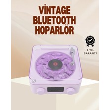 Eco Lounge Retro Pikap Hoparlör – Şarjlı Kablosuz Projektör ve Gece Lambası