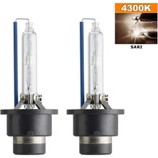 3 Tıkla Tecnopoint D2S / D2R 4300K Sarı Hıd Xenon Ampul 2 Adet