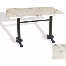 Dockers Çipa Döküm Ayak Masa 80X120 cm - (Werzalit, Wermodin ve Allzalit Tabla) - Afyon Mermer