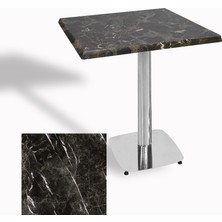 Dockers Tokyo Kare Masa (Kromnikel) 60X60 cm - (Werzalit, Wermodin ve Allzalit Tabla) - Teramo
