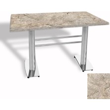 Dockers Tokyo Masa Kromnikel (Werzalit, Allzalit Yada Wermodin Tabla 80X120) - Scala Marble