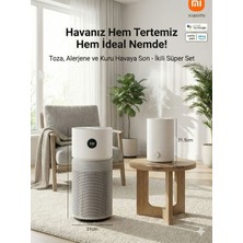 Xiaomi Geniş Salon Tipi Akıllı Hava Temizleyici Plazma Iyonizer ve Uv-C Korumalı Koku Duman Alerjen Giderici Sessiz + Hava Nemlendirici