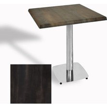 Dockers Tokyo Kare Masa (Kromnikel) 80X80 cm - (Werzalit, Wermodin ve Allzalit Tabla) - Rocked