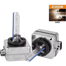 3 Tıkla Tecnopoint D3S / D3R 4300K Sarı Hıd Xenon Ampul 2 Adet