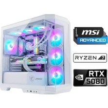 Xaser Velox X620 Ryzen 7 7800X3D 32GB Ddr5 Ram 1tb M.2 Nvme SSD 16GB RTX5080 Sıvı Soğutmalı Msı Oyuncu Oem Paket