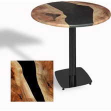 Dockers Tokyo Yuvarlak Masa (Esb) Çap 80CM - (Werzalit, Wermodin ve Allzalit Tabla) - Epoxy