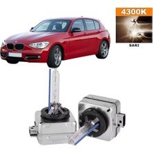 3 Tıkla Bmw 1 Serisi F20 2012-2017 Xenon D1S / D1R 4300K Sarı Hıd Xenon Ampul 2 Adet