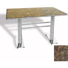 Dockers Tokyo Masa Kromnikel (Werzalit, Allzalit Yada Wermodin Tabla 80X120) - Karacabey Mermer