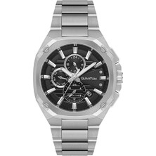 Quantum Erkek Kol Saati 42 mm Silver Kordon Paslanmaz Çelik Kasa Silver Kadran Su Geçirmez