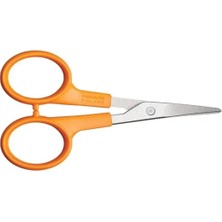 Eco Lounge Fiskars 9808 M204 Kavisli Nakış Aplike Makası No: 4 Inç / 10 cm - Paslanmaz Çelik