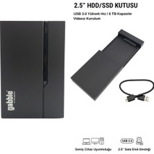 Vorex Gabble 2.5 Inç Vidasız HDD SSD Kutusu USB 3.0 6 Tb Destekli Harici Disk Çevirici