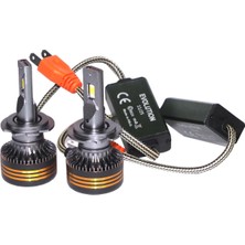 3 Tıkla Evolution Volvo XC70 2000-2016 Kısa Far H7 Beyaz Led Xenon 22000 Lümen