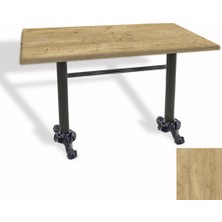Dockers Çipa Döküm Ayak Masa 80X120 cm - (Werzalit, Wermodin ve Allzalit Tabla) - Avalon Pine