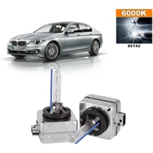 3 Tıkla Bmw 5 Serisi F10 2010-2016 Xenon D1S / D1R 6000K Beyaz Hıd Xenon Ampul 2 Adet