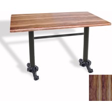 Dockers Çipa Döküm Ayak Masa 70X120 cm - (Werzalit, Wermodin ve Allzalit Tabla) - Indiana Wood