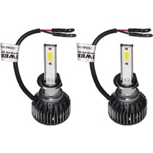 3 Tıkla MaxPower Alfa Romeo 146 H1 Uzun Beyaz Led Xenon 8000 Lümen