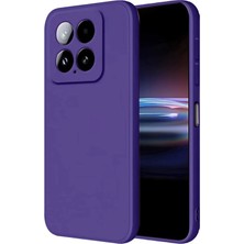   Mi 14T Pro Kılıf Nano Içi Kadife Silikon - Mor