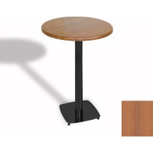 Dockers Bistro Masa Tokyo Esb - (Werzalit, Wermodin ve Allzalit Tabla 70 cm Çap) - Koyu Ahşap