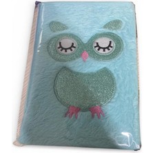 Eren Hediyelik 20 cm Baykuş Tüylü Pelüş Defter 0162